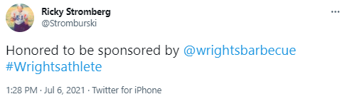 PFF_College's tweet photo. An Arkansas BBQ franchise @wrightsbarbecue has sponsored the entire Hogs' O-Line
The perfect marriage 🐗 https://t.co/49EzNdPjqt