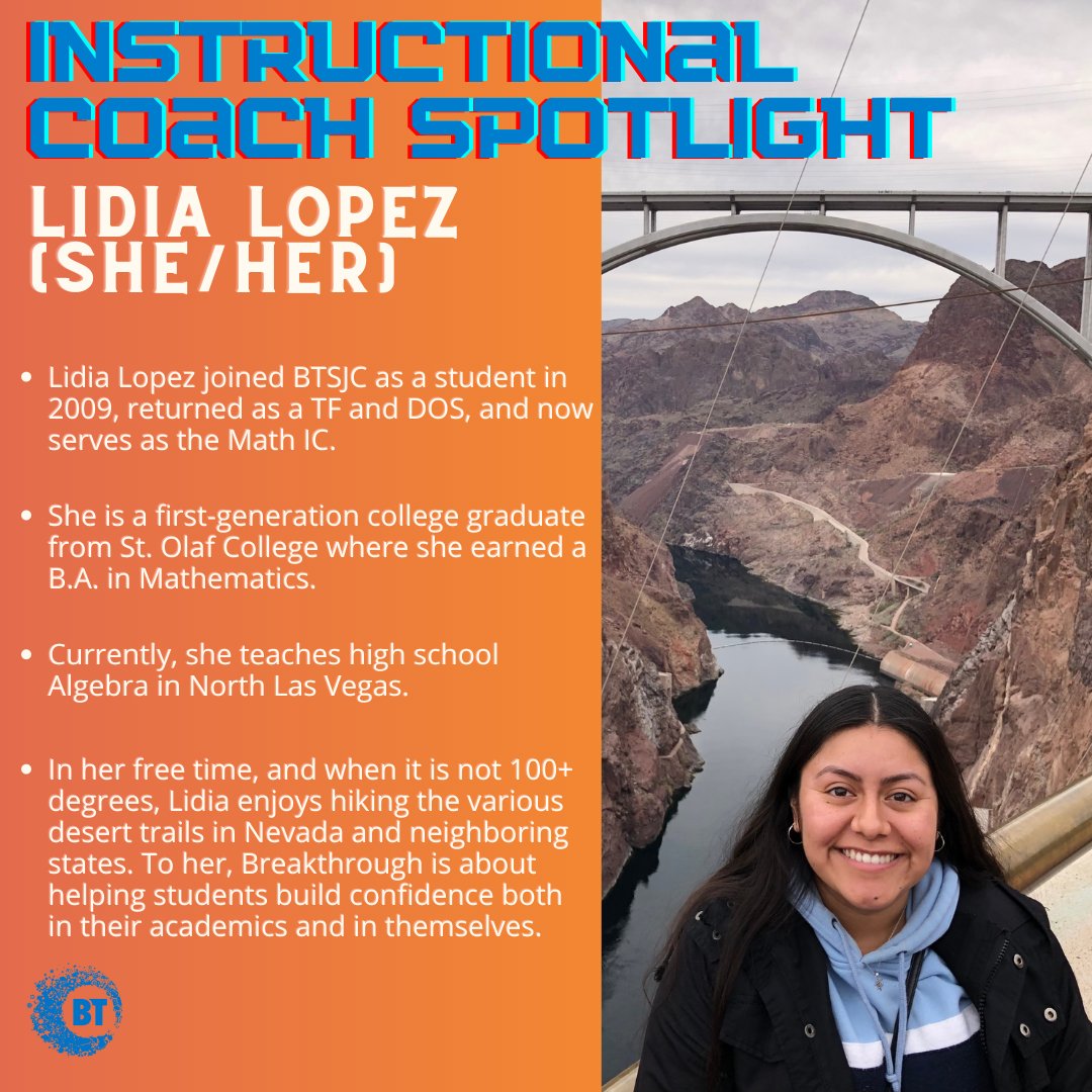 BTSJC's tweet image. Thank you, Lidia, for serving our teaching fellows this summer! #BTSJCFellows
.
¡Gracias, Lidia, por servir a nuestros TFs este verano! #BTSJCFellows