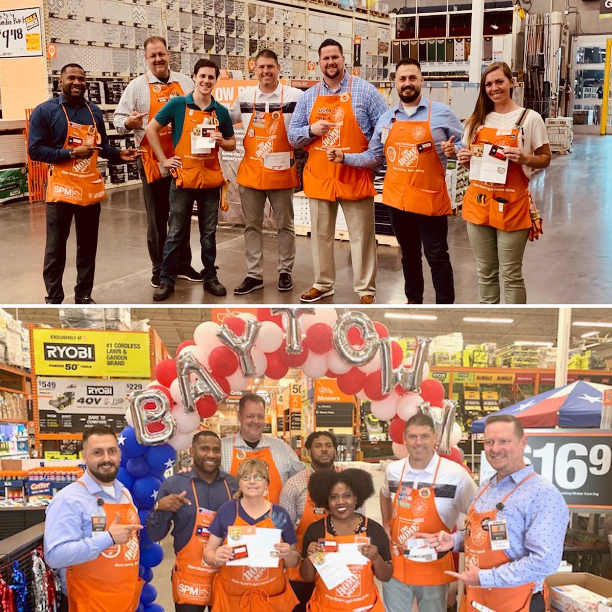 Great day diving into our Specialty and Services business with our League City and Baytown stores! Congrats to both of these teams for their great work! Thanks to our Gulf Services team for their outstanding leadership! #PoweroftheGulf <a href="/KadeKasner/">Kade</a> <a href="/MervinTHD/">Mervin Alphonse</a>