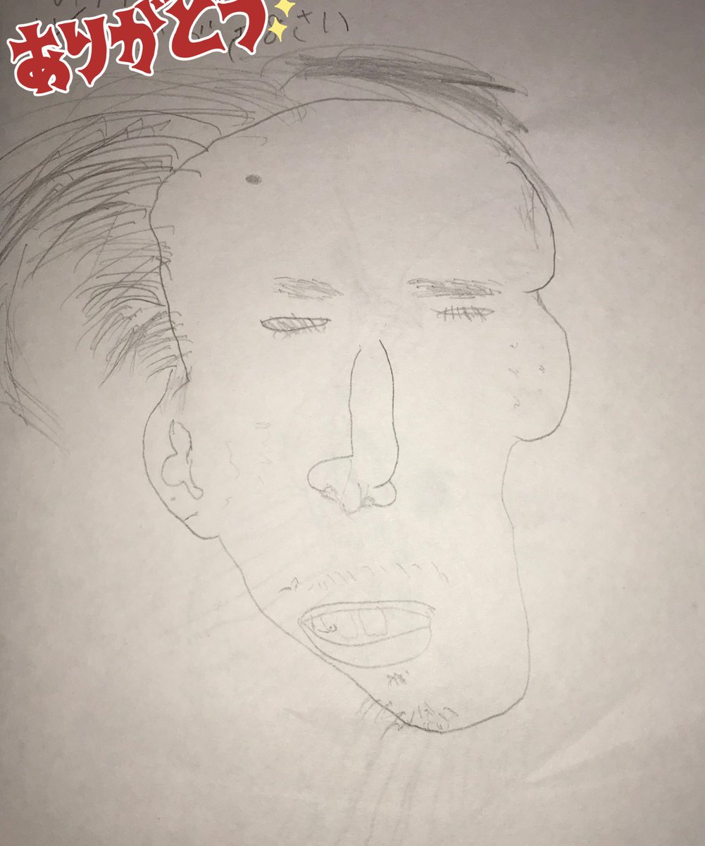 commandgundam's tweet image. 似顔絵描いてもらいました🤩