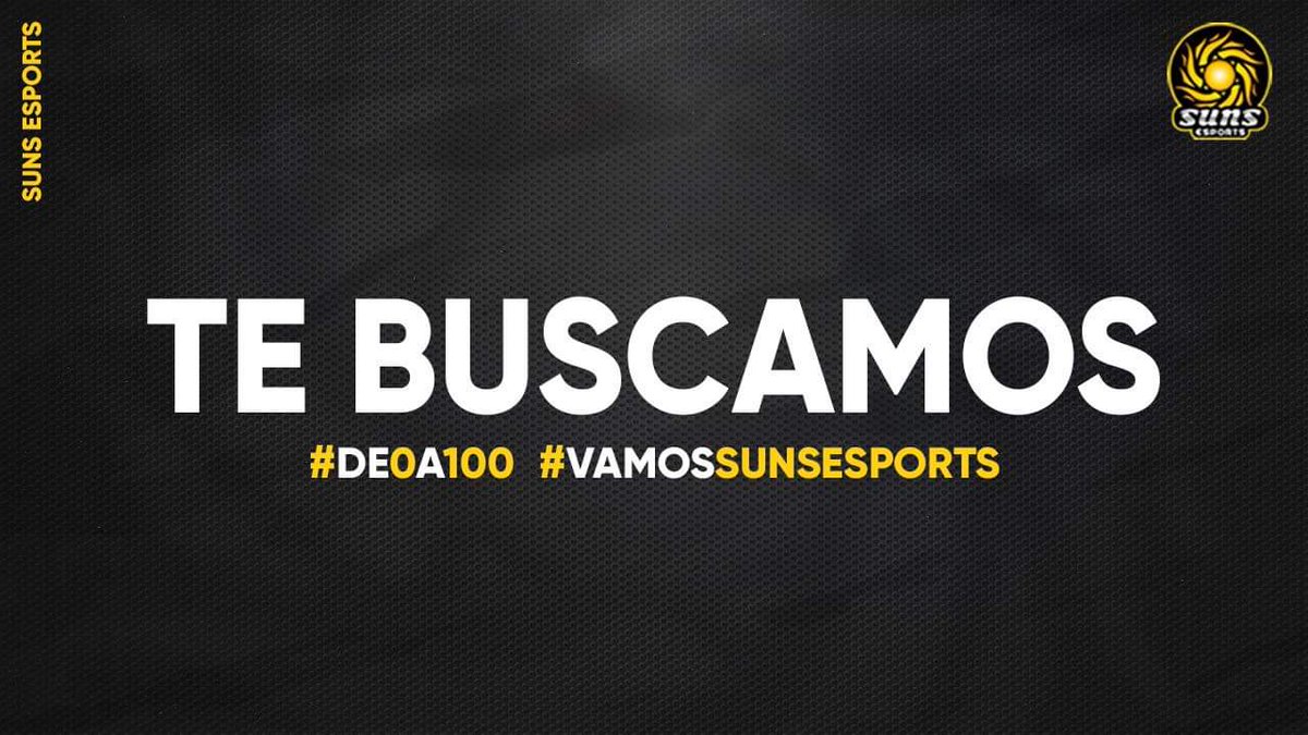 Te buscamos 🔥

Estamos en busca de jugadores para reforzar nuestro roster para futuras ligas🔥

Si crees tener lo necesario manda MD😎

#DE0A100☀️
