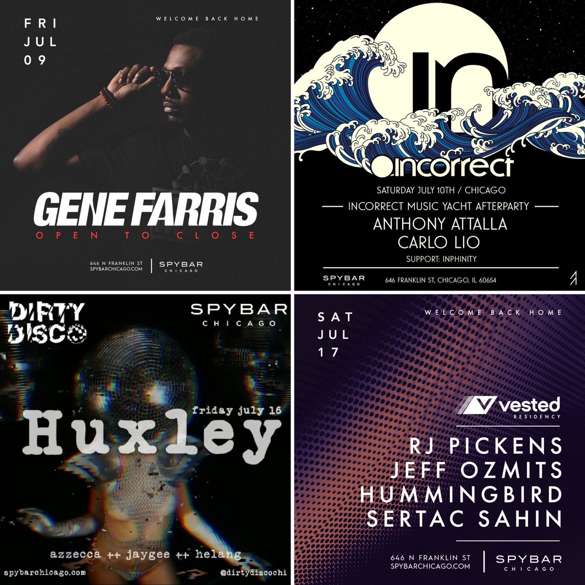 Spybar's tweet photo. THREE DAYS.

Which night will you be joining us?

Tickets: https://t.co/Unq0fu8Oxu https://t.co/eWX7scyYVr