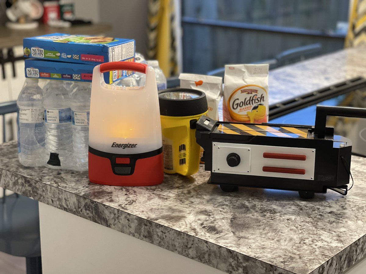 Tyler_R_Adams's tweet photo. All prepared for the hurricane.  Also for ghosts.  Just in case there’s ghosts. #iaintafraid @Ghostbusters https://t.co/GdRzrdWIIW