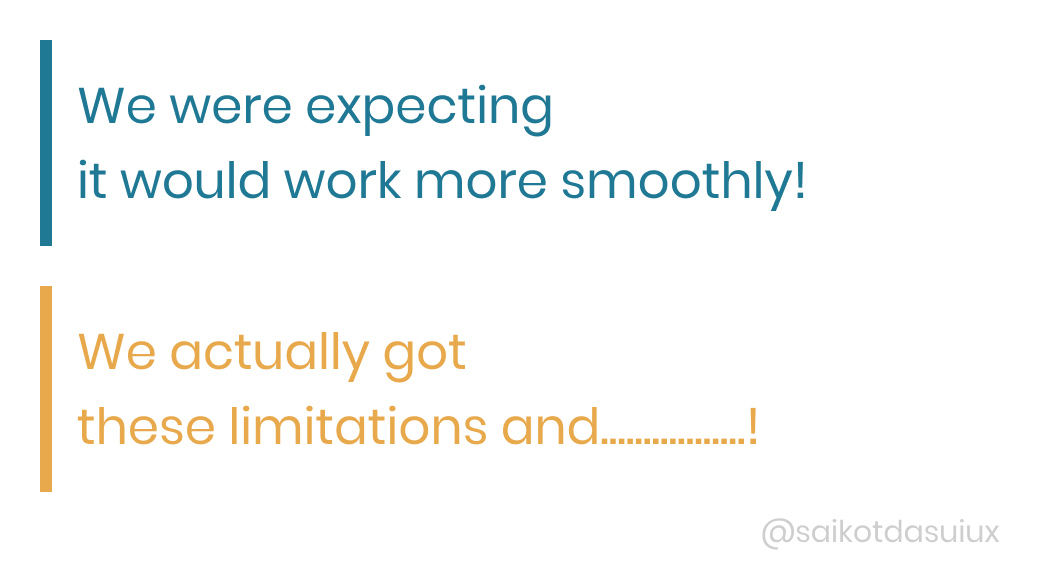 saikotdasuiux's tweet image. Designing an Excellent User Experience never ensures the success of your Product until the Design is implemented properly! 🙂
#DesignImplementation #UXDesign #Productdevelopment #UXDesigner #ProductPlan #TeamWork