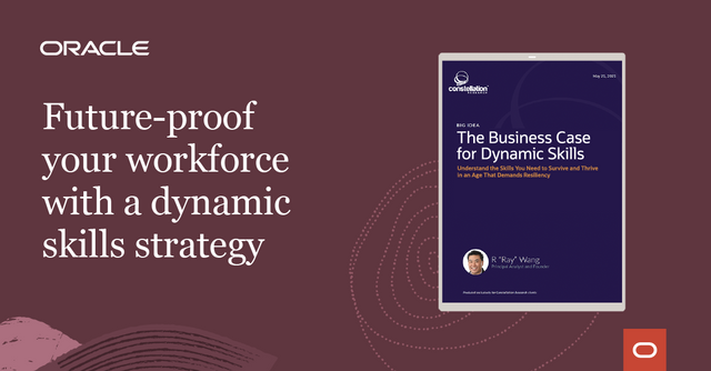 JSaylorIII's tweet photo. Addressing the changing nature of work through skills. Leaders in the post-pandemic world need to apply a #dynamicskills approach to future-proof the workforce. Learn how to adapt #skills. Get the details via @OracleCloudHCM. https://t.co/slI8Gu2a5I https://t.co/3ZtLJYOYBB