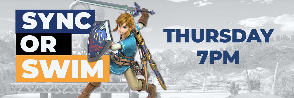 Sync or Swim #69 is in two days! Win cash! Every Thursday night at 7PM, get your Smash on at the biggest, longest running SSBU weekend series in San Diego! All skill levels welcome! Register now: smash.gg/syncorswim
Sign-ups &amp; friendlies start at 5pm, a full two hours early!