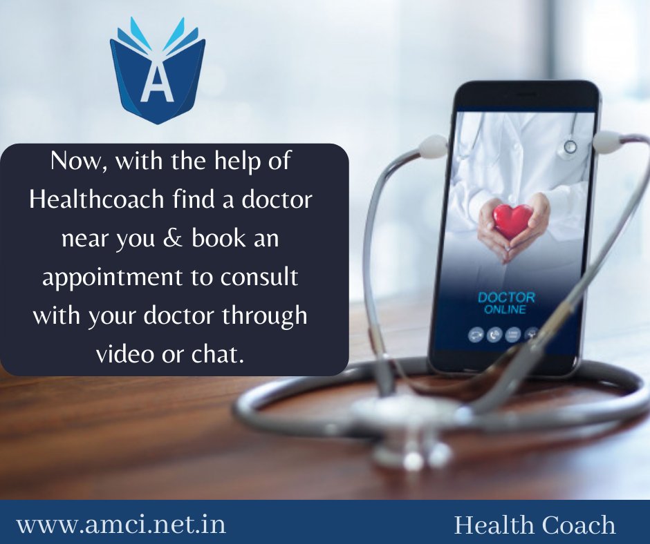 amciedtech's tweet photo. Now, with the help of Health coach find a doctor near you and book an appointment to consult with your doctor through video or chat.
#Doctor #doctorconsutation #onlinedoctor #healthcoach #AMCI https://t.co/3dqKuMst13