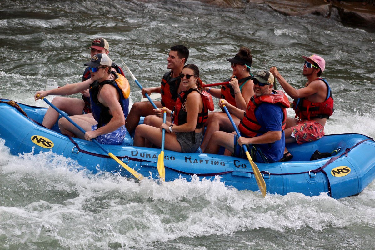 Nothing like Colorado adventures. . . enjoyed white water rafting on the Animas today!!