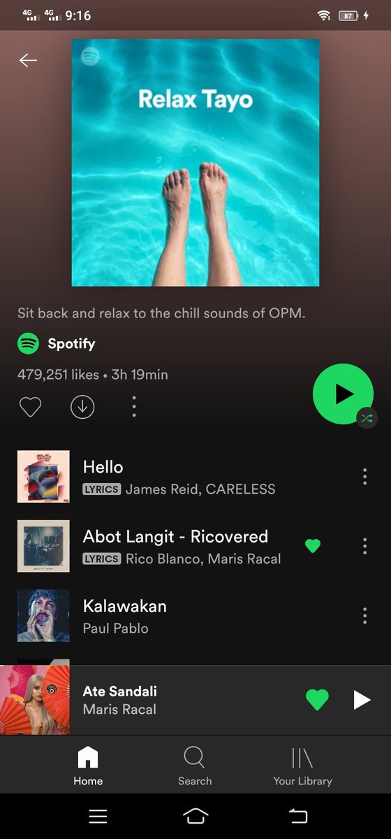 senyoramaris's tweet photo. Maris Racal songs featured on different @Spotify @Spotify_PH Playlists ❤️😍

#AteSandali #AbotLangit #NotForme

Ate Sandali by Maris Racal
#MarisRacal @MissMarisRacal https://t.co/GIJSQ5NINI