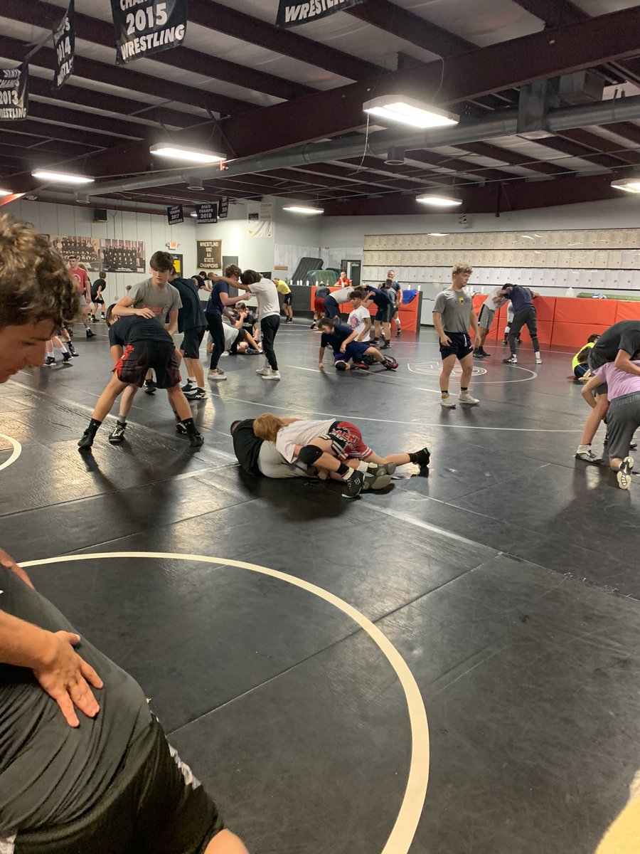 jgwrestling1's tweet photo. Day 2 of Jeff Jordan State Champ Camp! Great drilling and live goβs! We also celebrated Bentley Whitmerβs birthday today at the river down the road. Fun times, memories will that will last forever! #statechampcamp https://t.co/83kR0GEh1C