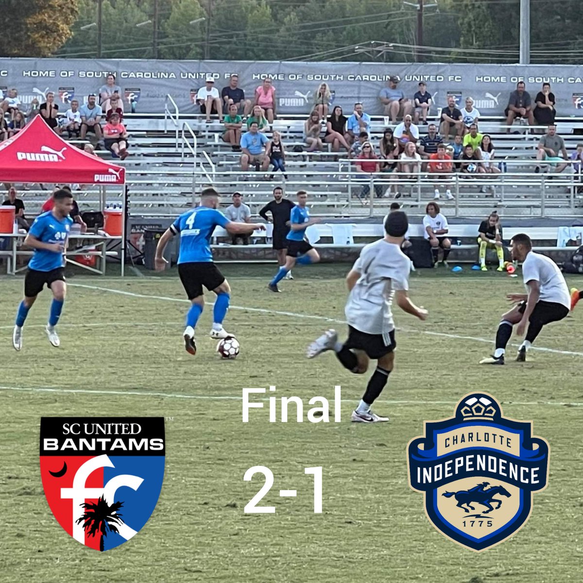 Division Clinched‼️‼️
#upthebantams #scunitedbantams #USL2 #uslleaguetwo <a href="/USLLeagueTwo/">USL League Two</a>