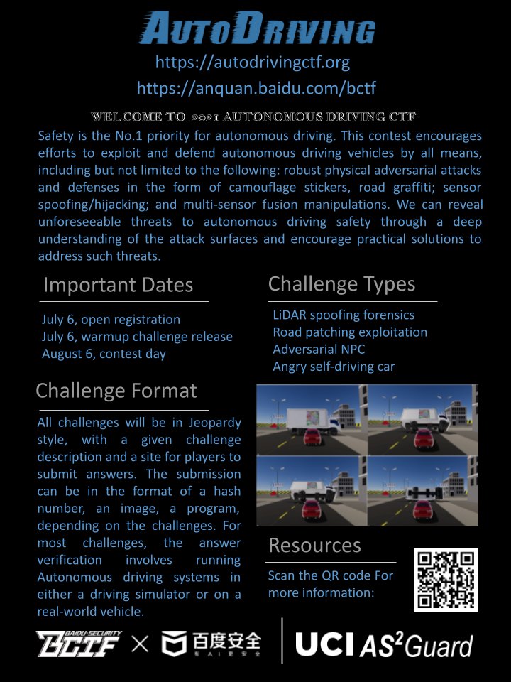 AutoDriving CTF tweet media