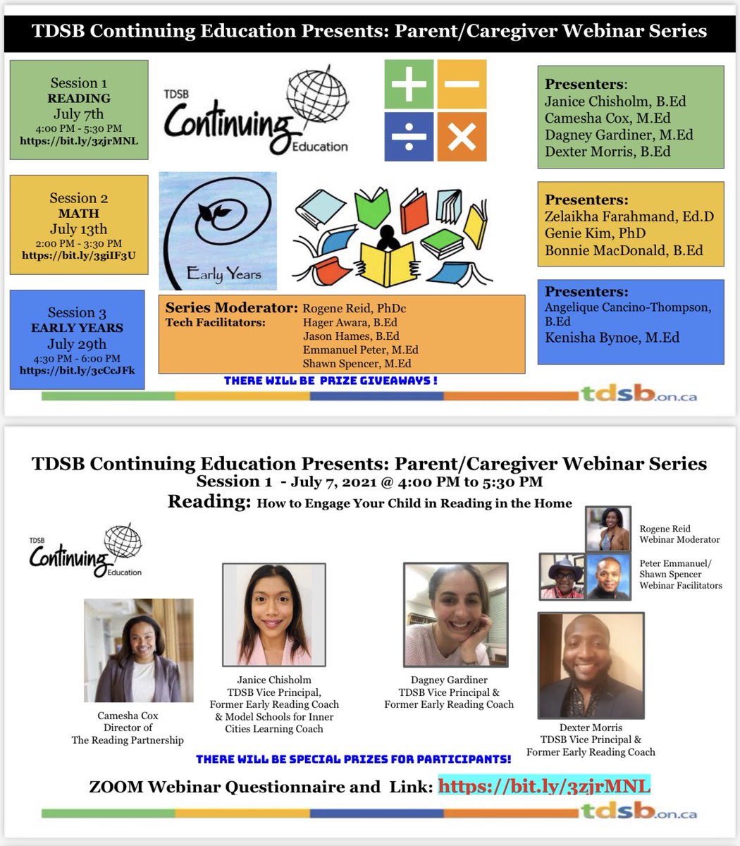Parent/Caregiver Webinar Series happening on July 7th @ 4:00 p.m. <a href="/TDSB_ConEd/">TDSB Continuing Education Department</a>. Looking forward to being part of this wonderful series! <a href="/LC4_TDSB/">Learning Centre 4</a>