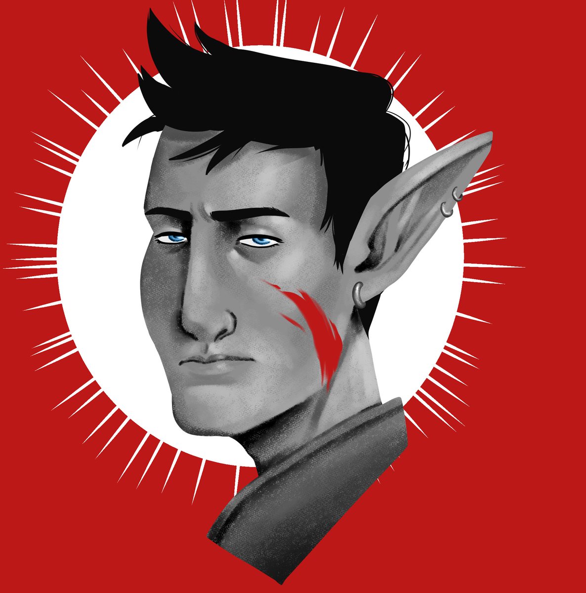 cansofbees's tweet photo. some of the dragon age OC artfight attacks i've done so far! (In order, @bla1ddyd's Cain, @jazzmedic's Hans, @stumblingart's Phila, and @rennybu's Orson !) https://t.co/vSMKTjoAuc