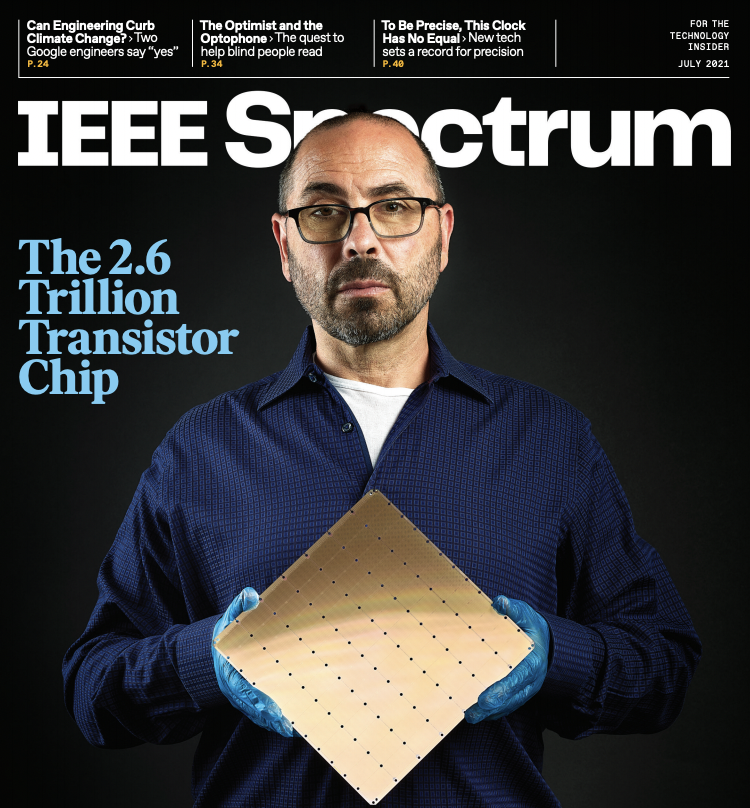 Cerebras (@cerebrassystems) on Twitter photo Look who’s on the cover of <a href="/IEEESpectrum/">IEEE Spectrum</a>’s July issue! Read more about supersize AI powered by our record breaking 2.6 transistor Wafer Scale Engine #AICompute #AIResearch #Innovation
spectrum.ieee.org/tech-talk/semi… Look who’s on the cover of <a href="/IEEESpectrum/">IEEE Spectrum</a>’s July issue! Read more about supersize AI powered by our record breaking 2.6 transistor Wafer Scale Engine #AICompute #AIResearch #Innovation
spectrum.ieee.org/tech-talk/semi…