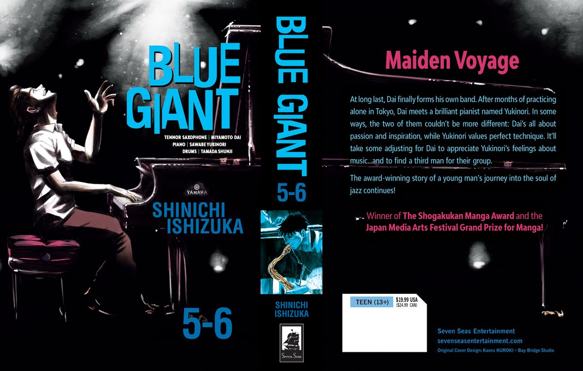 Seven Seas on Twitter "BLUE GIANT OMNIBUS Vols. 56 Shinichi