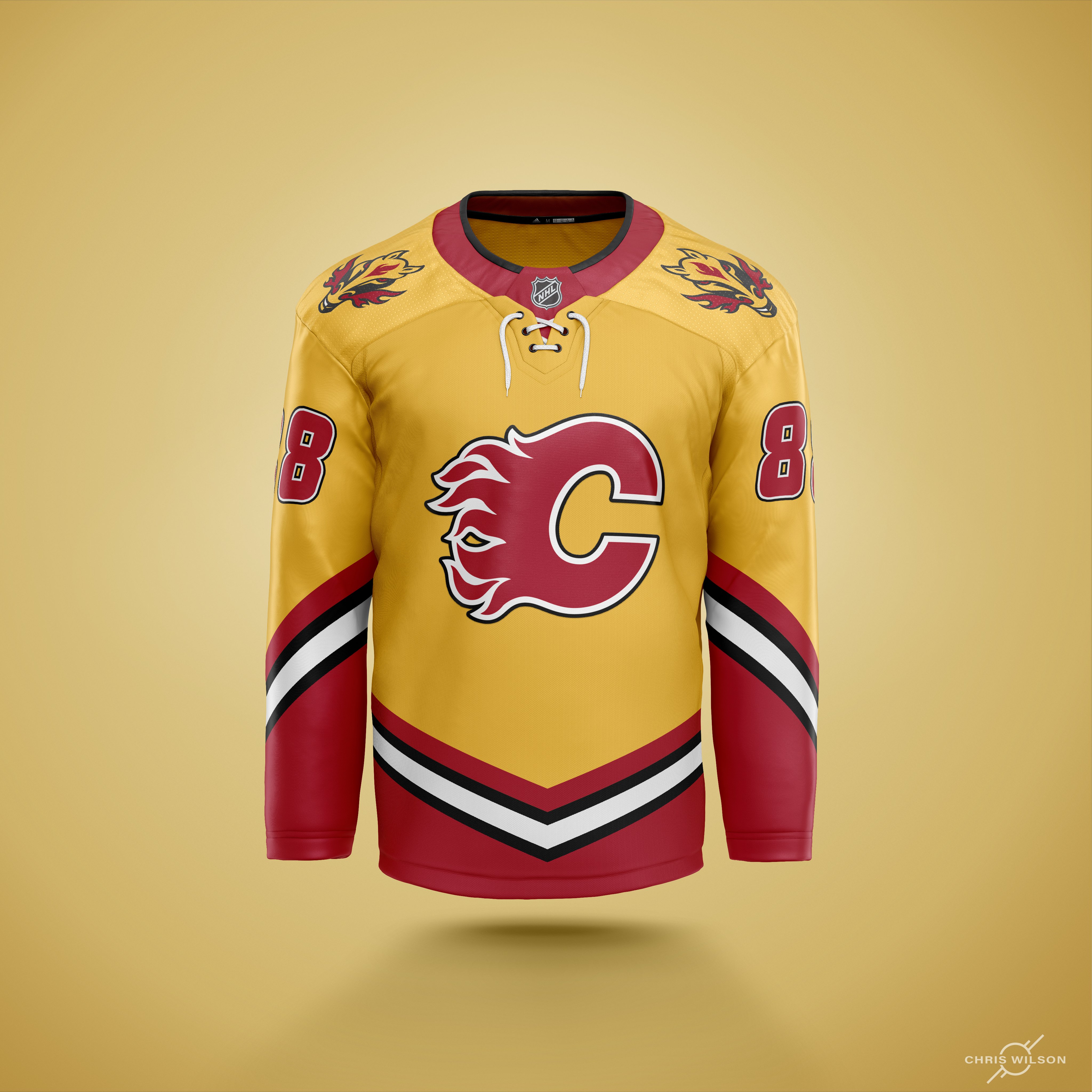 Yellow 3rd Jersey Concept : r/CalgaryFlames