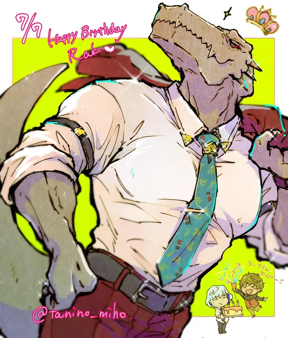 7月7日は!ラークさんのお誕生日🐊
🎂
おめでとう〜🎊✨✨✨ 