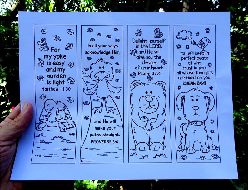 RicldpArtworks's tweet photo. 4 Bible Coloring Bookmarks w/ Animal Designs https://t.co/gdmmkZitse #adultcoloring #biblecoloring #cute #animals #scripturearts https://t.co/evmEbQQOEc