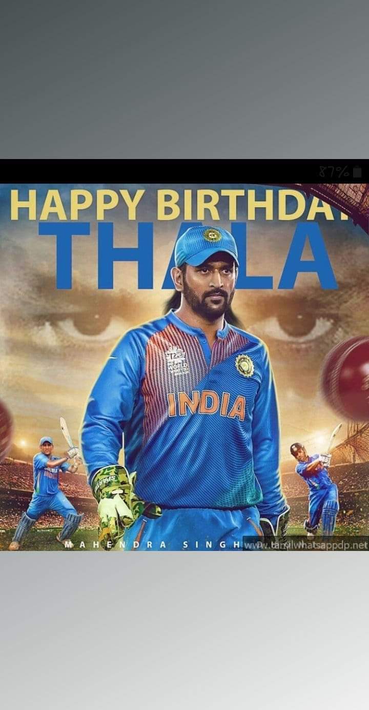 Happy Birthday mahendra singh dhoni  