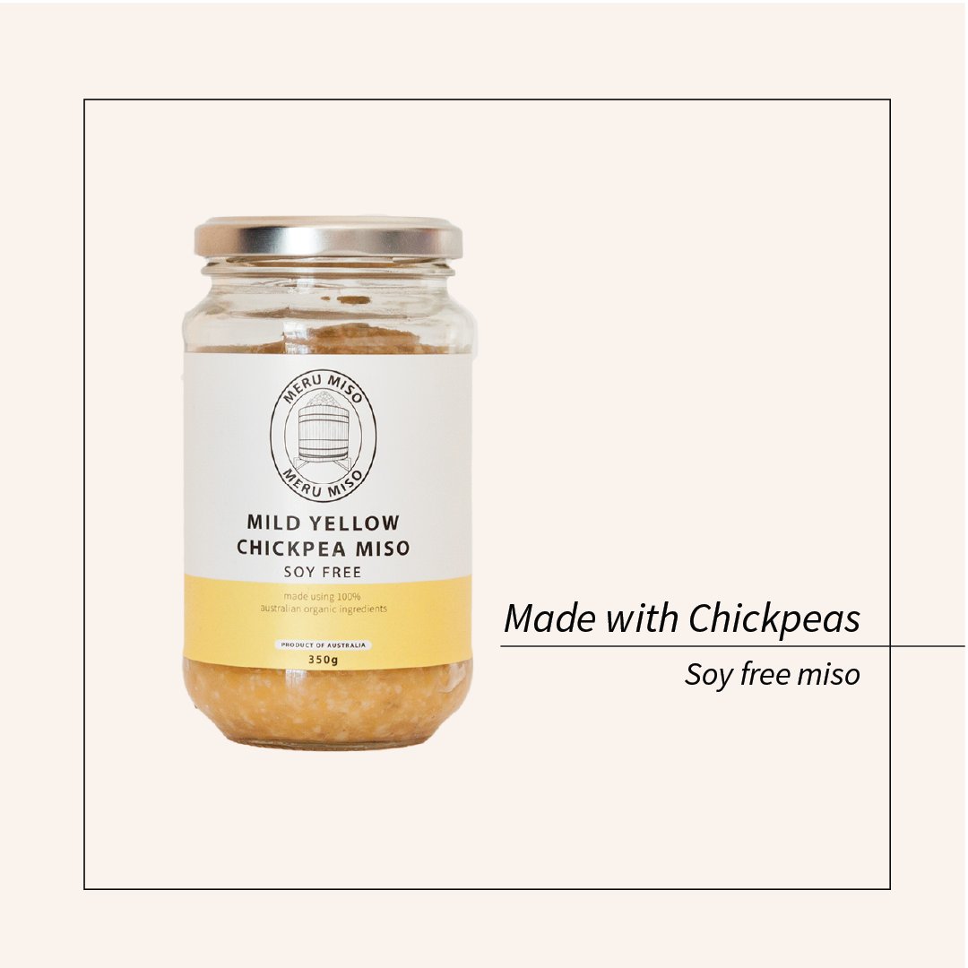 MeruMiso's tweet image. Certified Organic Chickpea Miso.

Find our fresh miso paste ranges across retailers nationally or online at buff.ly/2u1Gc4U
