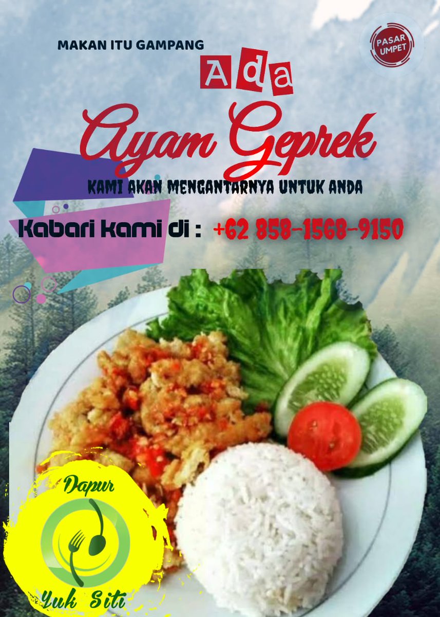 PASAR UMPET MEDIA PURWOREJO (@pasarumpetmedia) on Twitter photo <a href="/AsliPoerworedjo/">TANPA KITA BEDA JALAN CERITA!</a> @PakdeDjum <a href="/genthole_/">miftah__</a> <a href="/PoerworedjoFess/">EDISI BANTU TEMAN</a> <a href="/PasarUmpet/">Pasar Umpet BUKAN PASAR BIASA</a> <a href="/DestiDewany/">Dewany_desti</a> <a href="/radarpurworejo/">radarpurworejo</a> <a href="/DMCXCONNECTIONS/">DMCX CONNECTIONS</a> <a href="/FestivalJolenan/">Jolenan Festival Somongari Purworejo</a> <a href="/FotograferMedia/">FOTOGRAFER MEDIA</a> <a href="/FotograferEtnik/">Fotografer Etnik</a> @MILLENNIALSCAMP <a href="/Yulian_DA/">Yulian</a> <a href="/PurworejoUpdate/">UNIQUE UPDATE USEFUL</a> <a href="/BantulMakmur/">🇮🇩Bantul❤️Makmur🆎 #gerbangJogja🇮🇩</a> <a href="/FotograferFlyer/">Fotografer Flyer | Relakah Anda Berbagi Flyer..??</a> <a href="/HimajaUMP/">Himaja UMP</a> <a href="/HIMAPMA_UMP/">HIMAPMA UMPurworejo</a> <a href="/hukum_umpwr/">Prodi Hukum UMPurworejo</a> @rfajary_ <a href="/Ayu10Nindya/">@Nindya_ayu10</a> <a href="/imapurjaya/">REKAN IMAPURJAYA</a> <a href="/KmpyPurworejo/">KMPY PURWOREJO</a> <a href="/FKMP_UNY/">FKMP UNY</a> <a href="/Fkmm_AkperPwr/">Fkmm Akper Purworejo</a> Yang menghendaki pesan ayam geprek silakan menghubungi via wa.me/6285815689150
#PasarUmpet #KedaiPasarUmpet <a href="/AsliPoerworedjo/">TANPA KITA BEDA JALAN CERITA!</a> @PakdeDjum <a href="/genthole_/">miftah__</a> <a href="/PoerworedjoFess/">EDISI BANTU TEMAN</a> <a href="/PasarUmpet/">Pasar Umpet BUKAN PASAR BIASA</a> <a href="/DestiDewany/">Dewany_desti</a> <a href="/radarpurworejo/">radarpurworejo</a> <a href="/DMCXCONNECTIONS/">DMCX CONNECTIONS</a> <a href="/FestivalJolenan/">Jolenan Festival Somongari Purworejo</a> <a href="/FotograferMedia/">FOTOGRAFER MEDIA</a> <a href="/FotograferEtnik/">Fotografer Etnik</a> @MILLENNIALSCAMP <a href="/Yulian_DA/">Yulian</a> <a href="/PurworejoUpdate/">UNIQUE UPDATE USEFUL</a> <a href="/BantulMakmur/">🇮🇩Bantul❤️Makmur🆎 #gerbangJogja🇮🇩</a> <a href="/FotograferFlyer/">Fotografer Flyer | Relakah Anda Berbagi Flyer..??</a> <a href="/HimajaUMP/">Himaja UMP</a> <a href="/HIMAPMA_UMP/">HIMAPMA UMPurworejo</a> <a href="/hukum_umpwr/">Prodi Hukum UMPurworejo</a> @rfajary_ <a href="/Ayu10Nindya/">@Nindya_ayu10</a> <a href="/imapurjaya/">REKAN IMAPURJAYA</a> <a href="/KmpyPurworejo/">KMPY PURWOREJO</a> <a href="/FKMP_UNY/">FKMP UNY</a> <a href="/Fkmm_AkperPwr/">Fkmm Akper Purworejo</a> Yang menghendaki pesan ayam geprek silakan menghubungi via wa.me/6285815689150
#PasarUmpet #KedaiPasarUmpet