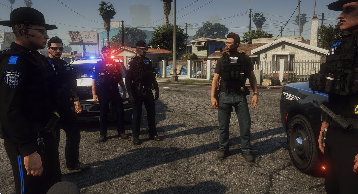 Out Troopers love working with <a href="/Northern_LSPD/">Los Santos Police Department</a> Great work out there guys!

#NorthernRP #FiveM #YourTrueEscape