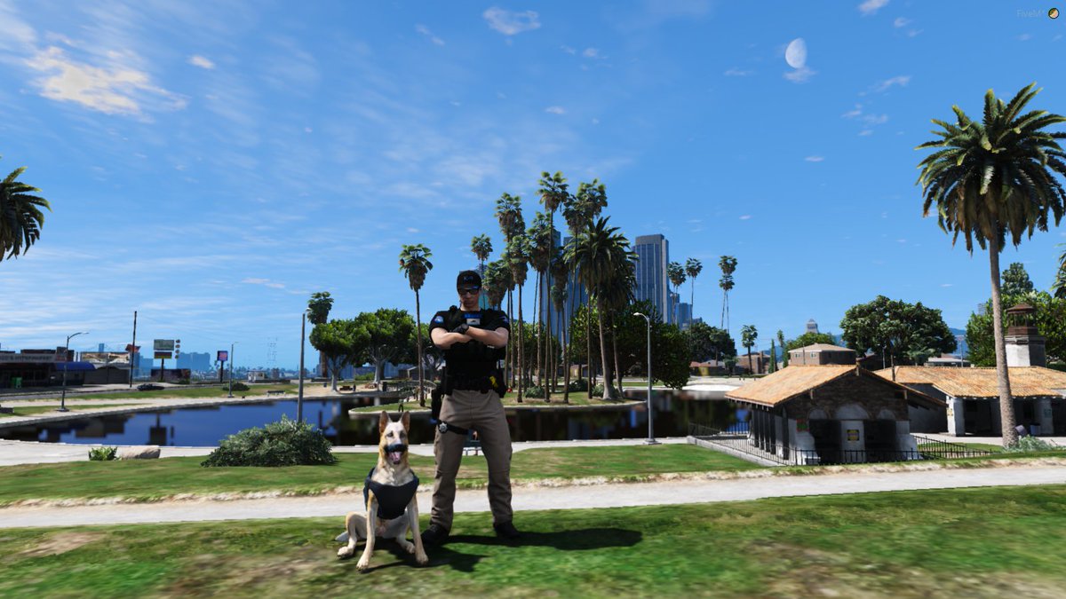 Our newest Trooper to join the K9 Unit! Welcome K9 Handler Keith and K9 Ace to the team!

#NorthernRP #FiveM #YourTrueEscape