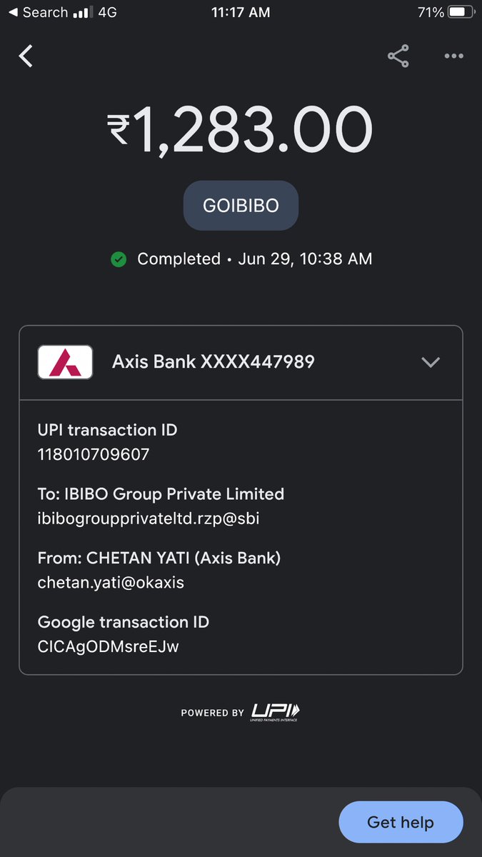 chetanyati's tweet photo. @goibibo are there any customer helpline working ? My failed transaction is still pending and not yet refunded, mailed, trying to reach customer care (same automated reply) , I hope here I will be heard https://t.co/zAle2u4Mrp