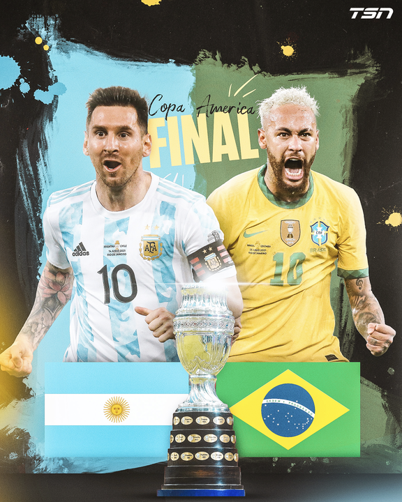 Brasil x Argentina  Final da CONMEBOL Copa América : r/futebol