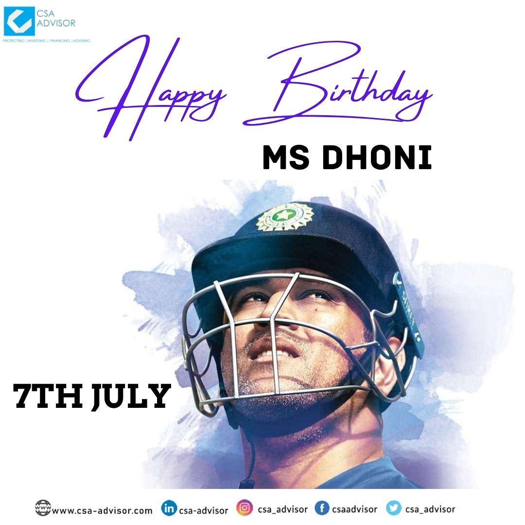 csa_advisor's tweet photo. On this day in 1981 A legend was born in bihar and today, he is the heartbeat of millions of Indians!! Happy Birthday MS Dhoni ❤️

#mahendrasinghdhoni #msdhoni #7july #mahi #birthday #legend #csaadvisor #csamanagementconsultantprivatelimited https://t.co/FmaLahq03F