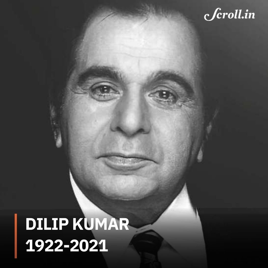 scroll_in's tweet photo. The end of an era. #DilipKumar 

Read: https://t.co/xlkk6lWEzB https://t.co/5qD6y4qBY6