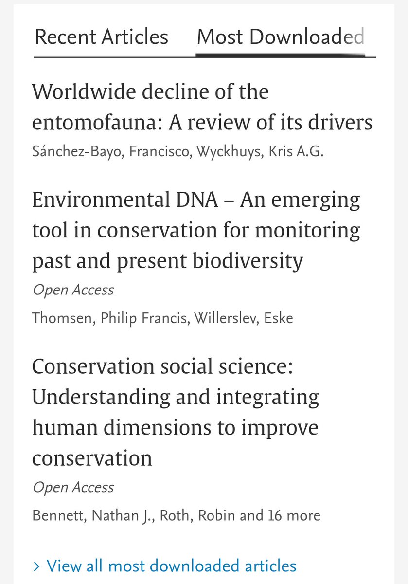 Our editorial team at "Biological Conservation" did everything possible to keep our high standards during COVID-19 and was rewarded with an #increased #impact #factor of 5.99! #BIOC #BIOCON 

Aims, Scope &amp; More: here! 👇
journals.elsevier.com/biological-con…