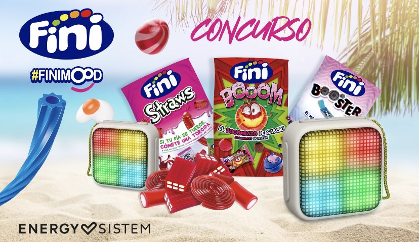 EnergySistem's tweet photo. ¡ S O R T E O ! 🎲🍀

1) Sigue a @EnergySistem y a  @Fini_golosinas 
2) Haz RT

Podrás llevarte uno de los packs que sorteamos: 1 Beat Box 2 + 5 kilos de #chuchesFini + toalla exclusiva.

Puedes participar todas las veces que quieras 😍 https://t.co/5RzlI23aQQ