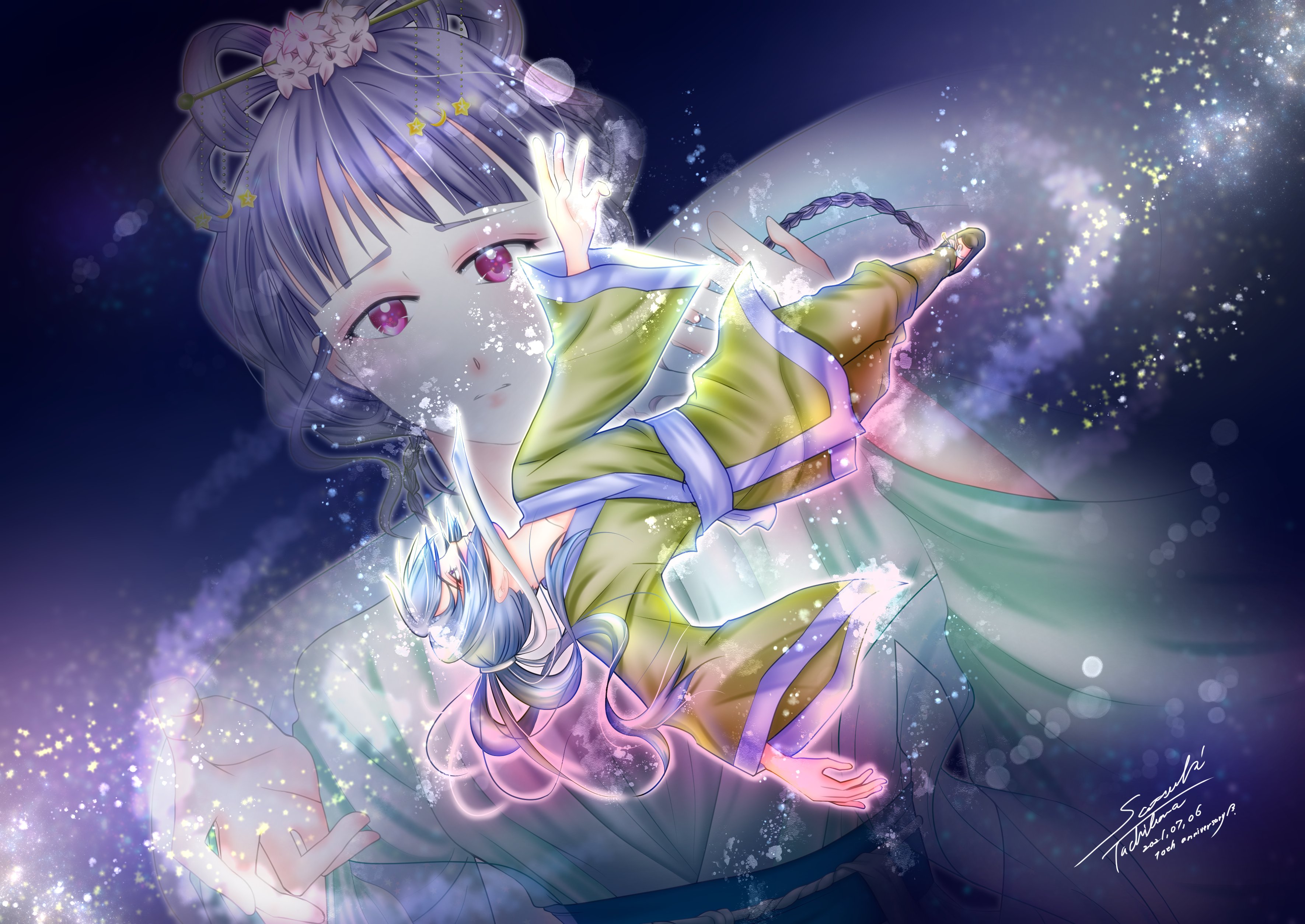 S Tachibana ー君ヲ想フー 七夕 オリジナルイラスト イラストに込めた私の物語みてください アトリエの系譜3 T Co 90pm78fcok Twitter