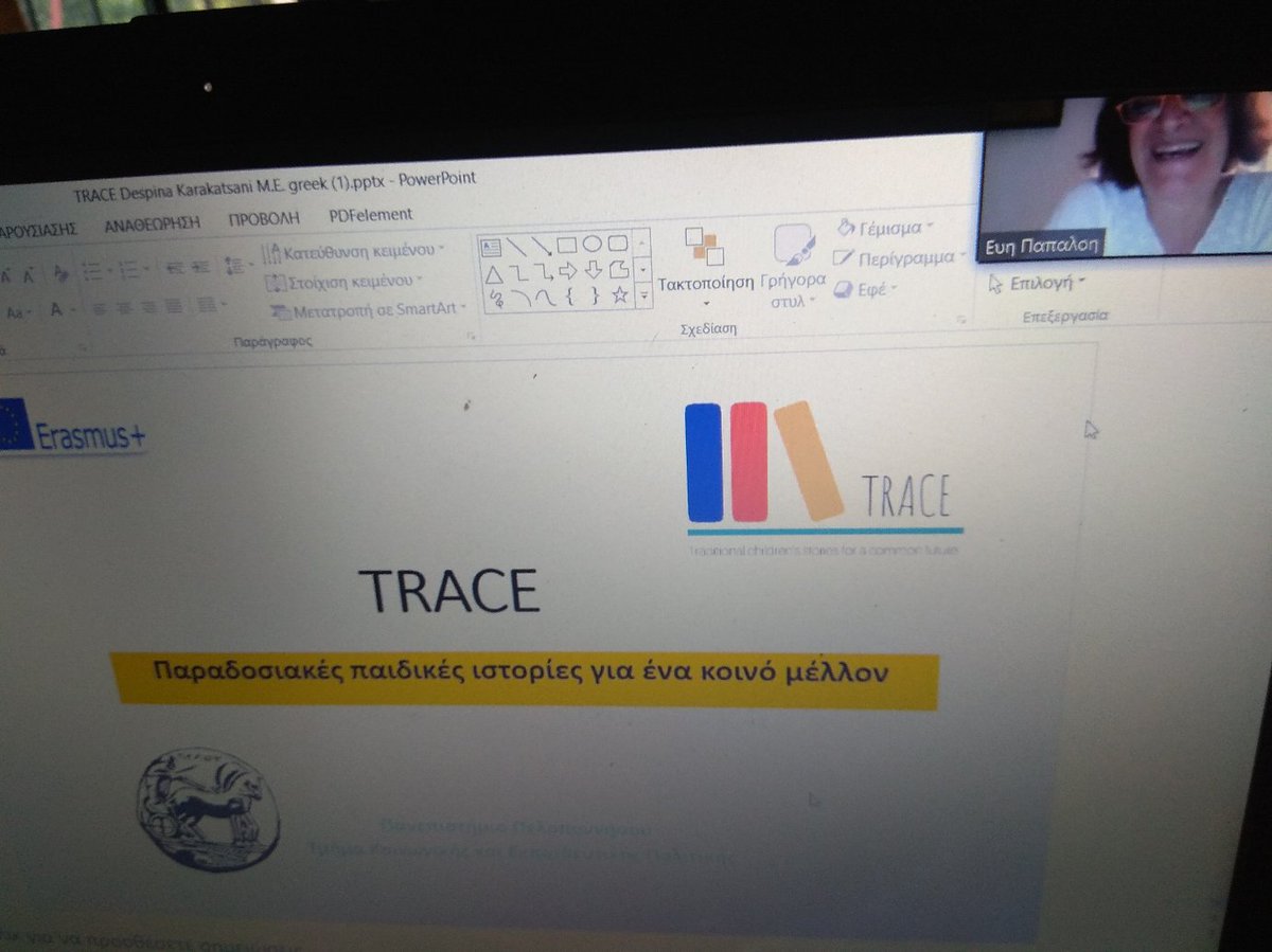 ProjectTrace's tweet image. The University of Peloponnese organised the TRACE multiplier event on 24th June 2021. The event was organised online. 

The programme consisted of several lectures and workshops as well as reading and presenting the stories from Latvia, Spain and Croatia.
