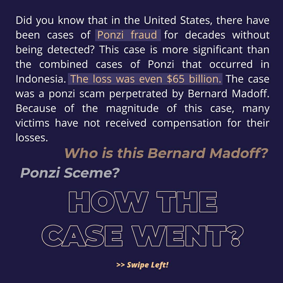 UIInvestClass's tweet image. [Ponzi Scheme Bernard Madoff]

Greetings, Great Investors!

Did you know that in the United States, there have been cases of Ponzi fraud for decades without being detected? Scroll down this thread to get the answer!

#UIInvestmentClass
#BeYoungBeInvestor