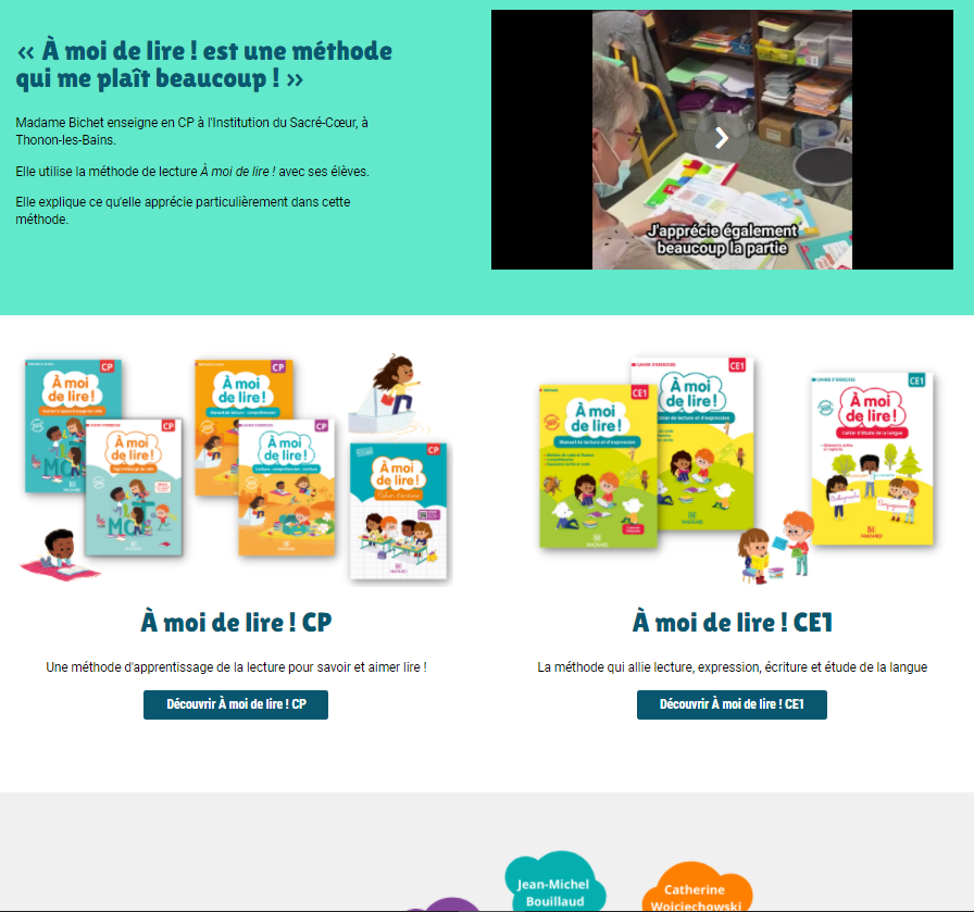 FlorenceMDC's tweet photo. Bienvenue sur le nouveau site de la méthode de lecture À moi de lire ! #CP #CE1 éditée chez @Magnard_Edu !➡️https://t.co/11gHcu2IEZ ⬅️
#lecture🌟#compréhension🌟#manipulation🌟#fluence🌟#écriture🌟#français https://t.co/NXfuXbErcx