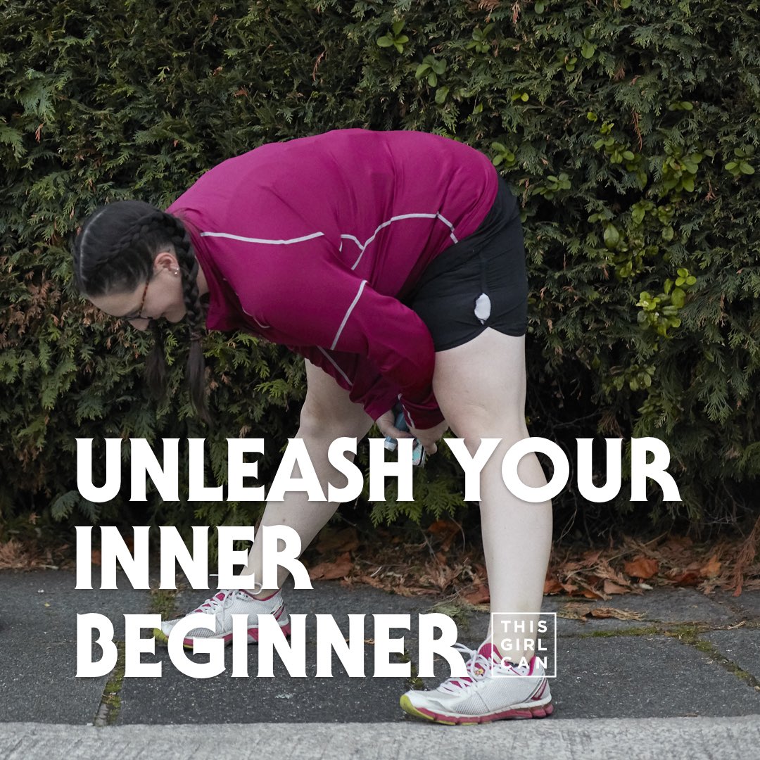 Moving more can help you manage a healthy weight and protect you from illnesses like covid, cancer and heart disease. It’s time to unleash your inner beginner! #ThisGirlCan