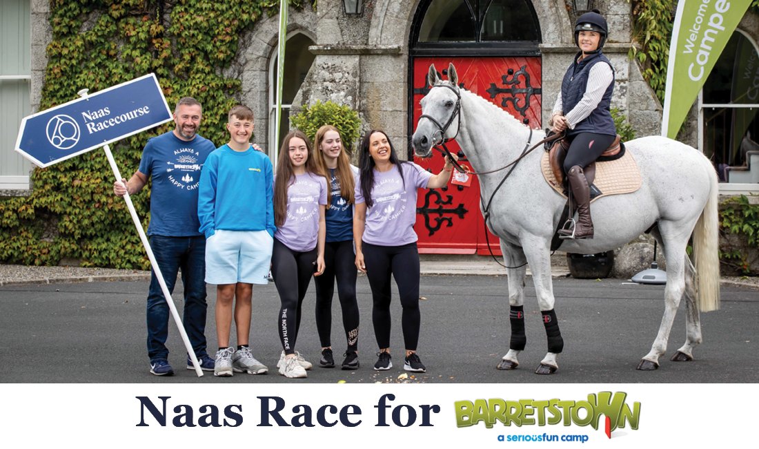 .@NaasRacecourse and @IrishEBF_ have launched a partnership with children’s charity, @Barretstown who have lost over €1 million fundraising revenue due to Covid-19 pandemic.

➡️ bit.ly/3AESkdg 

#NaasRaceforBarretstown