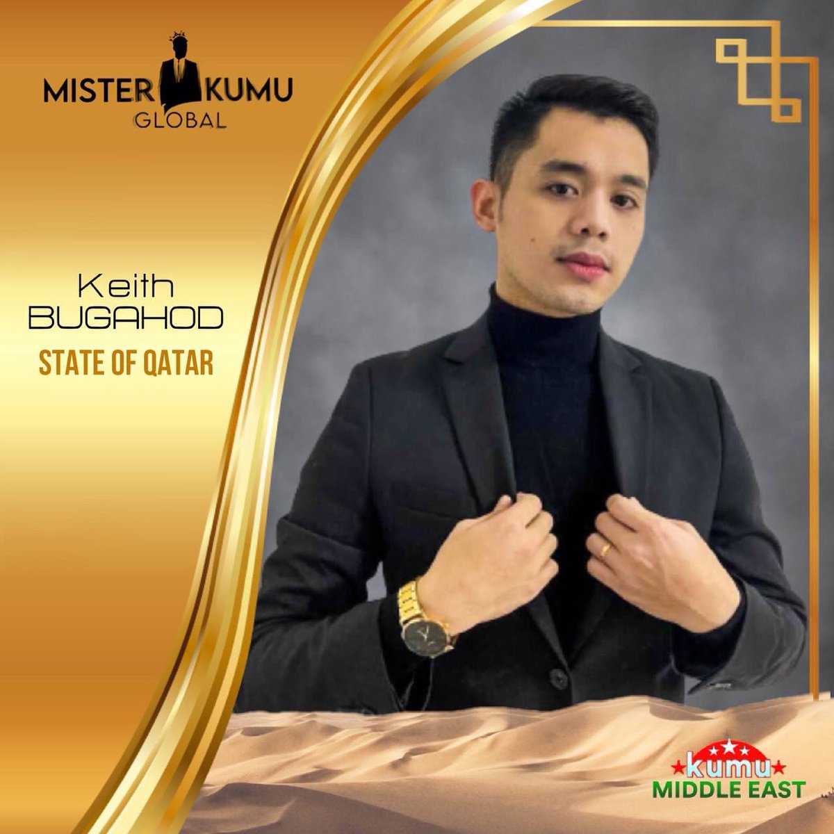 kumuMiddleEast's tweet photo. Catch the Kumu Middle East representative on their first ever Mr. Kumu Global 2021. We have Mr. Keith Bugahod from State of Qatar 🇶🇦 

Watch out for updates regarding our kings on the @kumuglobalpageant ig account. https://t.co/mE69R7BTZe
