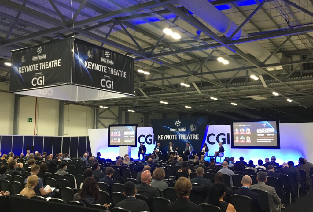 Razavizadeh's tweet image. Delighted to attend the @SpaceCommExpo in Farnborough. Great sessions, topics, speakers and exhibitors. @ESA @spacegovuk @SatAppsCatapult @UKspace #SpaceCommExpo #FutureofSpace #SpaceComm #spaceeconomy #industrialrevolution