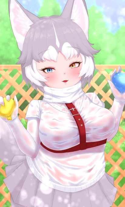 イエイヌちゃんと水遊び 