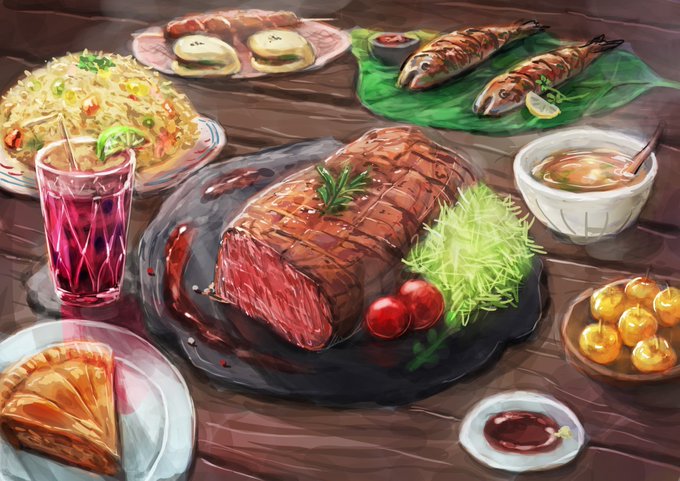 ご馳走 高画質 のtwitterイラスト検索結果 古い順