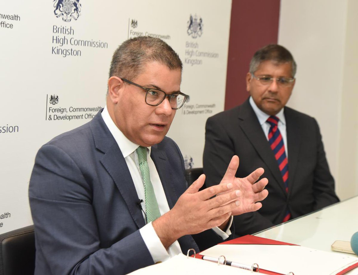 AlokSharma_RDG's tweet photo. Thank you to @pcharlesjr @kaminajsmith and all leaders from business and civil society we met for inspiring discussions on protecting our planet 🇯🇲
 
Jamaica is a key partner on the road to #COP26
 
@UKinCaribbean https://t.co/AfRNpbIO21