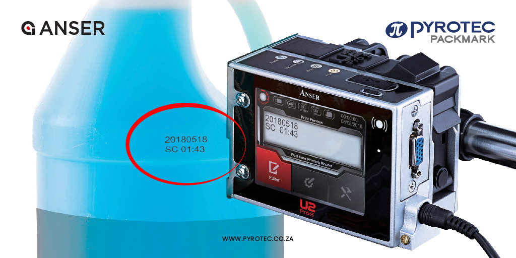 PyrotecSA's tweet image. ✅ High-speed coder 
✅ Prints 4 lines of data at the same time
✅ Short drying time

To get your hands on the Anser U2 Pro-S, give us a call, ANYTIME!

#codingmachinery #productcoding #codingmachine #primarycoding  #productmarking #anserpros #anser