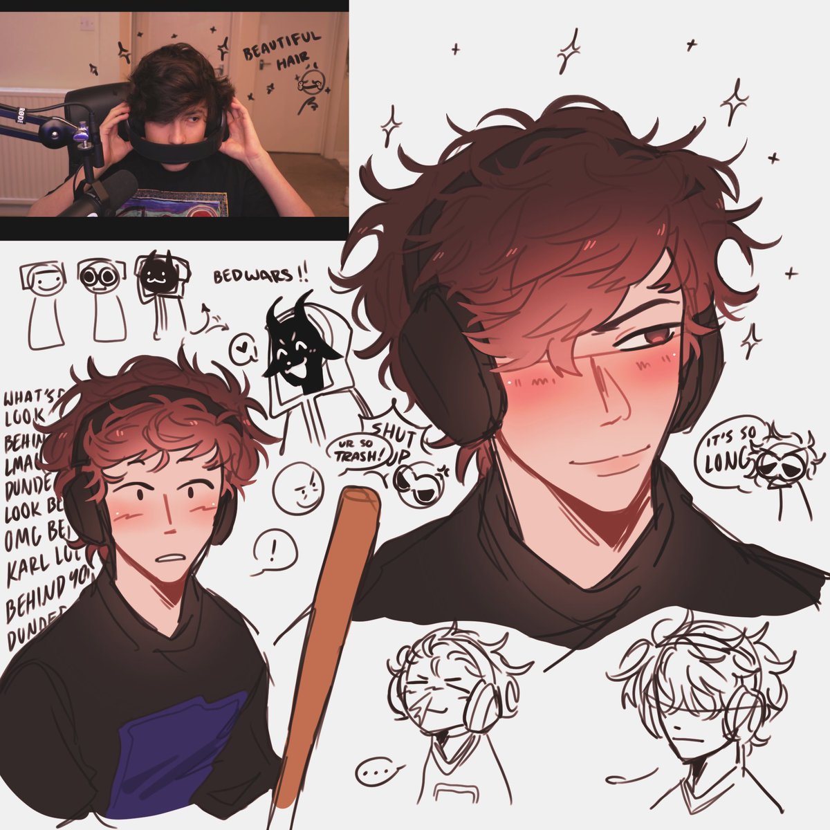 mf so fine he gave himself a nosebleed 

#georgenotfoundfanart 