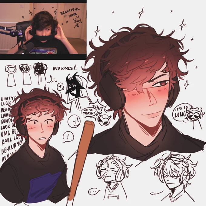 mf so fine he gave himself a nosebleed 

#georgenotfoundfanart 