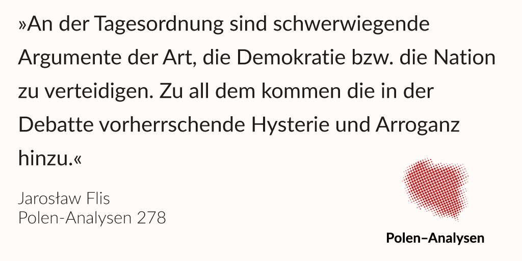 Das allgemeine Kräfteverhältnis zwischen der Regierung und Opposition in #Polen lässt sich als Gleichgewicht beschreiben - jede Seite hat Chancen auf den Sieg, meint J.Flis im Text "Pandemie und Pandämonium" in den #PolenAnalysen @laenderanalysen  bit.ly/PA_278