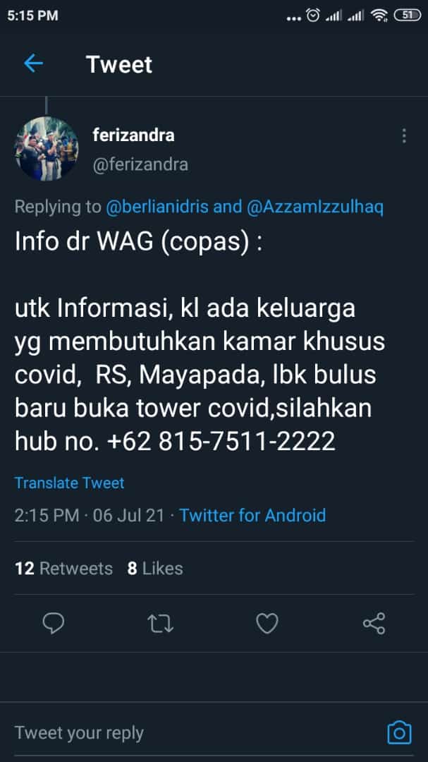 dhantie's tweet photo. @aik_arif Boleh dicoba ini... https://t.co/N5X8PS5Sjh